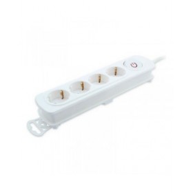 Multipresa con 4 Prese con Interruttore TM Electron 250 V
