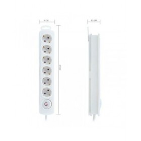 Multipresa 6 Prese con Interruttore TM Electron 3680 W