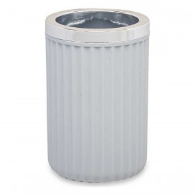 Bicchiere Portaspazzolini da Denti Grigio Plastica 7,5 x 11,5 x 7,5 cm