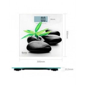 Bilancia Digitale da Bagno TM Electron Zen Grigio Slim (23 mm)