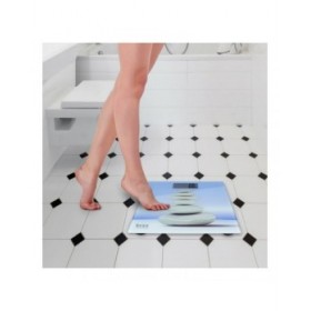 Bilancia Digitale da Bagno TM Electron Zen Azzurro Slim (23 mm)