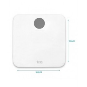 Bilancia Digitale da Bagno TM Electron Bianco