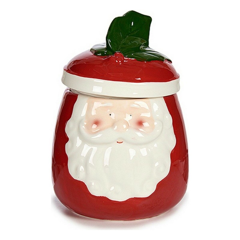 Statua Decorativa Babbo Natale 14 x 19,5 x 14 cm Ceramica Rosso