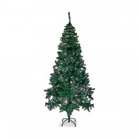 Albero di Natale 210 cm Verde Metallo Plastica