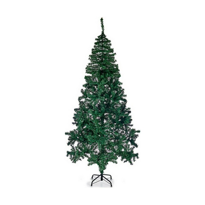 Albero di Natale 210 cm Verde Metallo Plastica