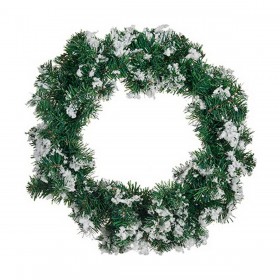 Ghirlanda di Natale Fiocchi di neve Bianco Verde