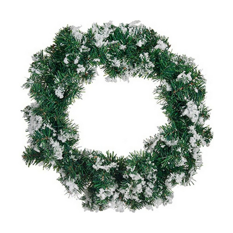 Ghirlanda di Natale Fiocchi di neve Bianco Verde