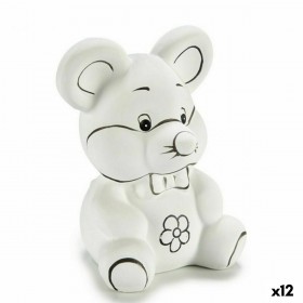 Salvadanaio 8 x 12,5 x 9,5 cm Ceramica (12 Unità)
