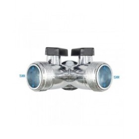 Raccordo Doppia Ferrestock 3/4"