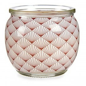 Candela Profumata Cocco Crema Vetro Cera (7,5 x 6,3 x 7,5 cm) (12 Unità)
