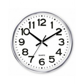 Orologio da Parete Timemark Argentato 34 x 34 cm