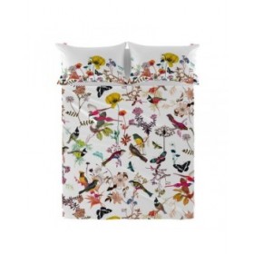 Lenzuolo Superiore HappyFriday Birds of paradise Multicolore 210 x 270 cm