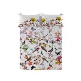 Lenzuolo Superiore HappyFriday Birds of paradise Multicolore 210 x 270 cm