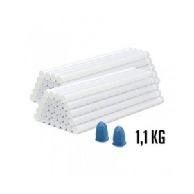 Stick di colla Ferrestock Ø 11 cm Trasparente (60 Unità)
