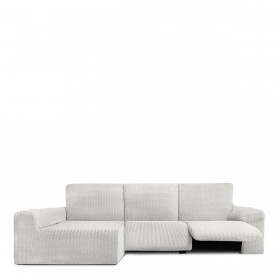 Rivestimento per chaise longue braccio lungo sinistro Eysa JAZ Bianco 180 x 120 x 360 cm
