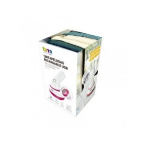 Levapelucchi Elettrico Ricaricabile TM Electron Bianco Compatto
