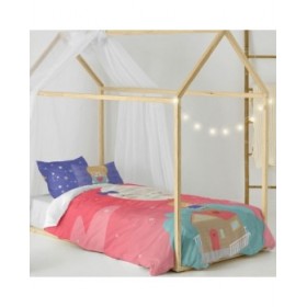Set di copripiumino HappyFriday Happynois Moon Dream Multicolore Singolo 2 Pezzi