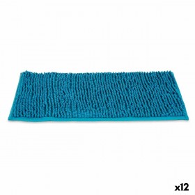 Tappeto da bagno 40 x 60 cm Azzurro Turchese (12 Unità)