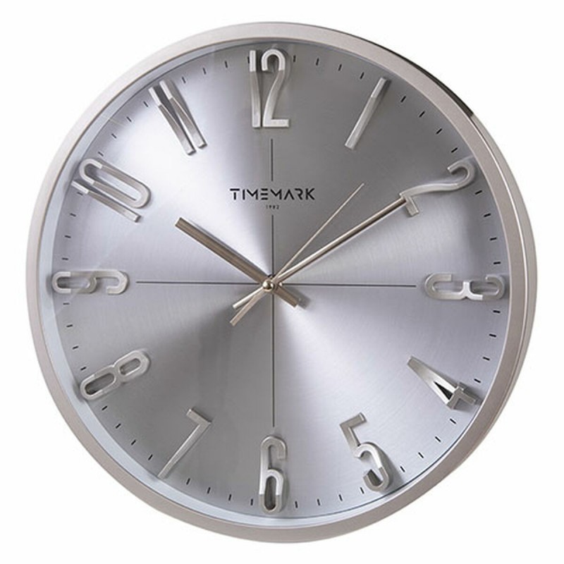 Orologio da Parete Timemark Argentato Ø 34 cm
