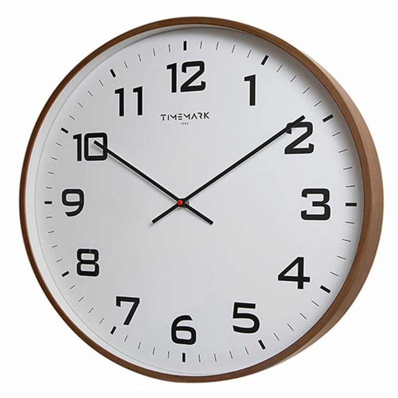 Orologio da Parete Timemark Marrone Legno 50 x 50 cm