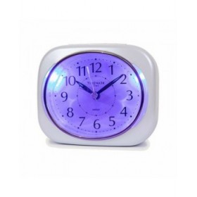 Orologio-Sveglia Analogico Timemark 10 x 8,5 x 4 cm Bianco Plastica Classico
