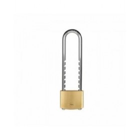Lucchetto con chiave Yale Ottone Rettangolare Dorato