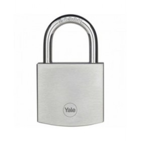 Lucchetto con chiave Yale Rettangolare Argentato