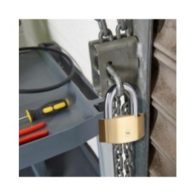 Lucchetto con chiave Yale Rettangolare Dorato