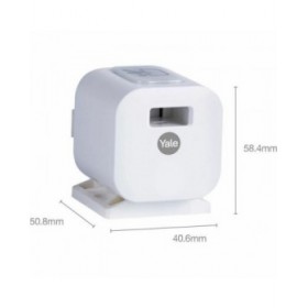 Serratura Yale Bianco Plastica