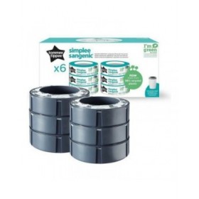 Ricambio Tommee Tippee Simplee Sangenic 6 Unità