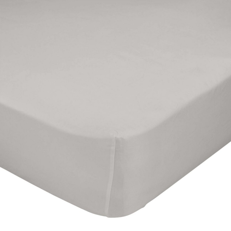 Lenzuolo con angoli HappyFriday BASIC KIDS Grigio 70 x 140 x 14 cm