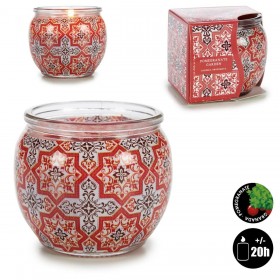Candela Profumata Melagrana 7,5 x 6,3 x 7,5 cm (12 Unità)