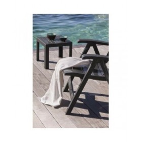 Tavolo aggiuntivo Grosfillex Antracite Resina Plastica 40 x 40 x 35 cm