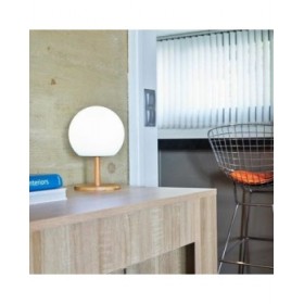 Lampada da tavolo Lumisky Luny Marrone 1,2 w Bambù