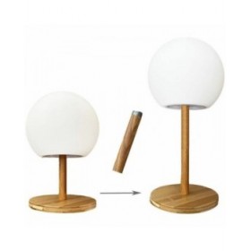 Lampada da tavolo Lumisky Luny Marrone 1,2 w Bambù