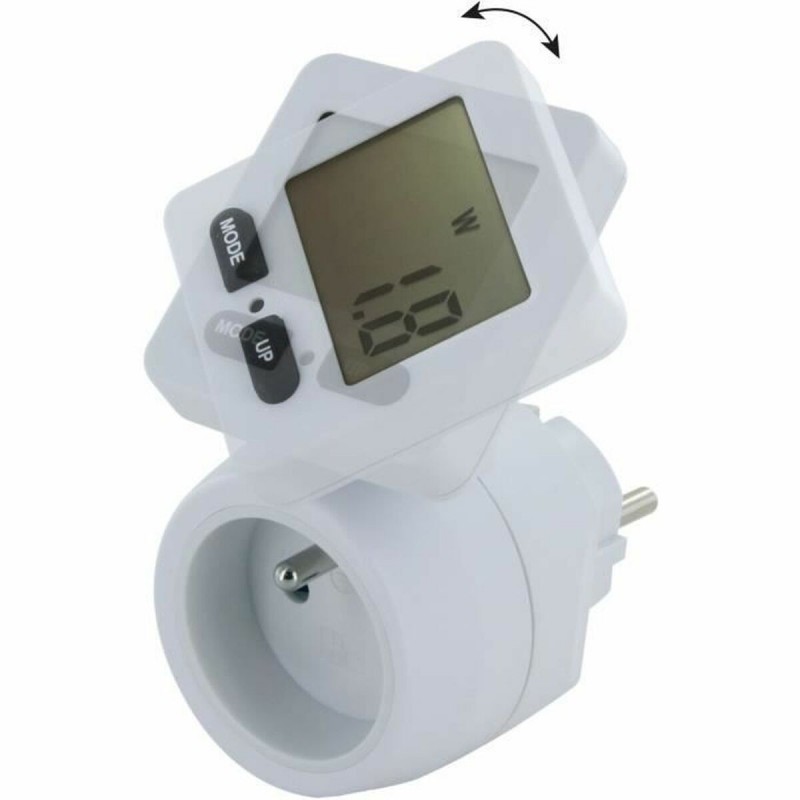 Presa con misuratore di consumo Chacon 54351 Bianco