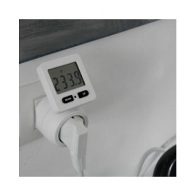 Presa con misuratore di consumo Chacon 54351 Bianco
