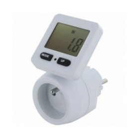 Presa con misuratore di consumo Chacon 54351 Bianco