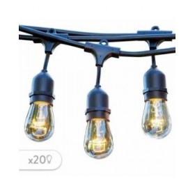 Ghirlanda di Luci LED Lumisky Nero Grigio