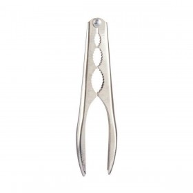 Schiaccianoci 16,5 x 1,5 x 4,5 cm Argentato Acciaio (12 Unità)