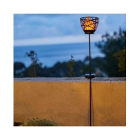 Picchetto solare da giardino Lumisky Grigio Metallo