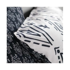 Set di copripiumino TODAY Bianco Nero 220 x 240 cm 3 Pezzi