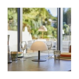 Lampada da tavolo Lumisky Neptune Rock Grigio scuro Plastica