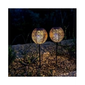 Lampada ad energia solare Lumisky Agadir Bronce (2 Unità)