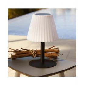 Lampada da tavolo Lumisky Lady Spike Bouffant Bianco Metallo