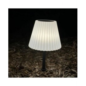 Lampada da tavolo Lumisky Lady Spike Bouffant Bianco Metallo