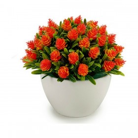 Pianta Decorativa Fiori Plastica 14 x 12,5 x 14 cm (12 Unità)