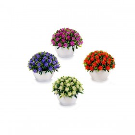 Fiore Decorativo Mazzo Plastica 14 x 12 x 14 cm (12 Unità)