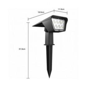 Lampada ad energia solare Lumisky Curtis Grigio (2 Unità)