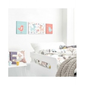 Tela HappyFriday Moshi moshi Woodland Multicolore 27 x 27 cm